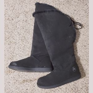 Tall Wide Calf Snow Boots